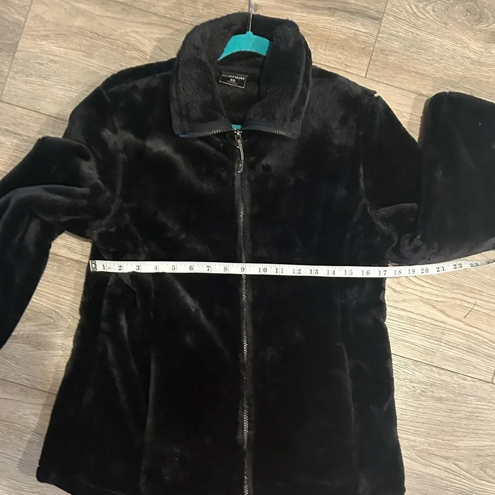 32 Degrees Heat full zip up‎ Black Plush Jacket Size M - Picture 3 of 10